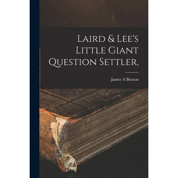 Laird & Lee's Little Giant Question Settler,
