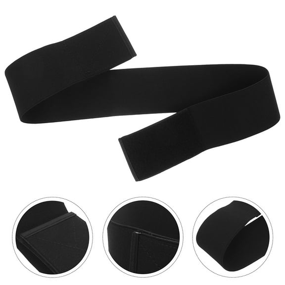 UPKOCH 2Pcs Black Adjustable Crop Tuck Band for Sweater and Shirts 75-85Cm