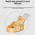thumbnail image 3 of 5PCS Woodworking Finger Plane Cutter Copper Stainless Steel Luthier Tool Set for DIY Wooden Instruments,5pcs x Violin Planes,Gold, 3 of 8