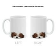 thumbnail image 2 of WIRESTER 11 Oz Ceramic Tea Cup Coffee Mug, Brown White Shih Tzu Dog, 2 of 7