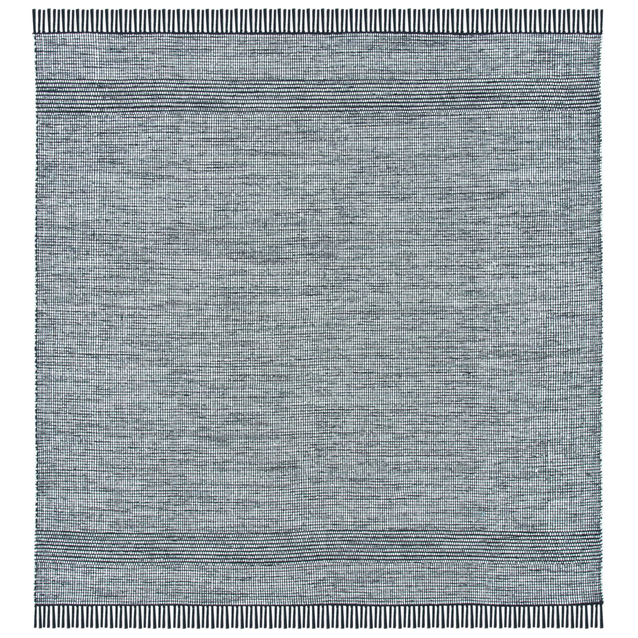 thumbnail image 6 of SAFAVIEH Montauk Kelsey Distressed Cotton Area Rug, Light Green/Black, 4' x 6', 6 of 10