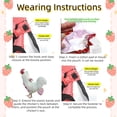 thumbnail image 5 of Chicken Diapers Bantam Hens - Reusable 3-Piece Set with Bow Ties Poultry Nappies Washable Waterproof for Geese Pet Ducks Silkie, 5 of 6