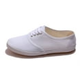 thumbnail image 6 of Kayannuo Womens Classic White Sneakers,Low Top White Canvas Shoes,Lightweight Casual Canvas Sneakers, 6 of 9