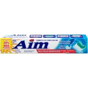 2 Pack - AIM Cavity Protection Gel Mint Toothpaste 6 oz Each