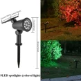 thumbnail image 1 of Spot Solaire 9 LED Extérieur Étanche pour Jardin Éclairage Paysager Décoration Allée Pelouse, 1 of 5