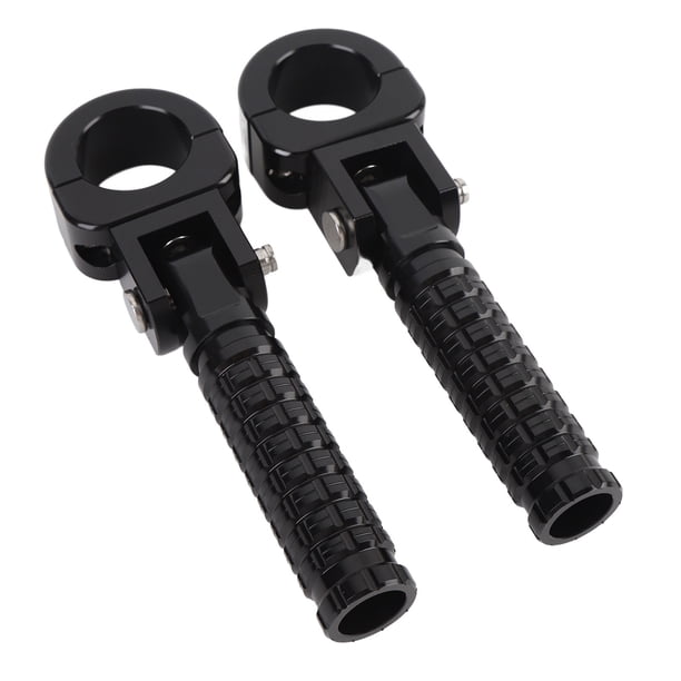 Reposapiés Para Motocicleta, Agarre Mejorado, Versátil, De aleación De Aluminio, Reposapiés Para Motocicleta, 1 Par, Comodidad Mejorada Para Motocicleta Con Parachoques De 1