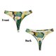 thumbnail image 3 of Balery Tropical Floral Jungle Tangas de Algodón para Mujer con Estampado – Ropa Interior Sexy, Transpirable, G-string-3X-Large, 3 of 6