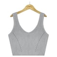 thumbnail image 6 of Sngxgn Women's Lace Tank Top Camisoles V Neck Spaghetti Strap Tops(Grey,M), 6 of 8