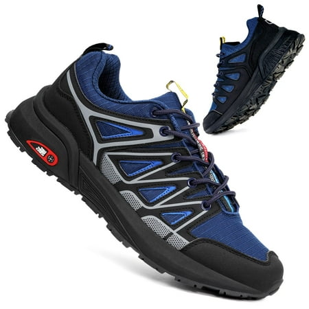 Eagsouni Men s Running Shoes Walking Non Slip Sneakers Outdoor Sports Tennis Shoes Blue 44 C32