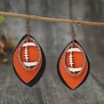 thumbnail image 2 of Nvzi Pendientes colgantes de estilo retro, nuevos y únicos, estilo bohemio étnico, joyería vintage (marrón), 2 of 4