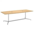 thumbnail image 2 of Bush Business Furniture Boat Shaped Conference Table with Metal Base in Maple, 2 of 6
