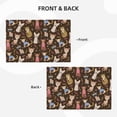 thumbnail image 3 of Placemats Set Of 4 / 6, Artsy Cute Painted Cats Placemats For Dining Table Indoor/Outdoors Heat Resistant Washable Placemats 18" X 12", 3 of 8