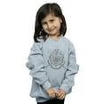 thumbnail image 2 of Harry Potter Girls Hogwarts Crest Wands Sweatshirt, 2 of 5