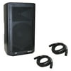Peavey DM 112 Dark Matter Pro Audio DJ 12" Powered PA Speaker DSP EQ & Cable
