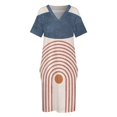 thumbnail image 4 of Mid century modern Loose Pocket Dress Women's summer skirt african dresses for woman, 4 of 7
