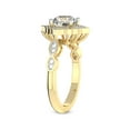 thumbnail image 4 of 2 Carat IGI Certified Round Shape Lab Grown Diamond Engagement Ring | 14K Yellow Gold | Melody Vintage Halo Lab Diamond Ring | FG-VS1-VS2 Quality Friendly Diamonds, 4 of 5