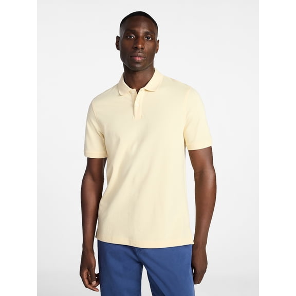 George Men's and Big and Tall Men's Pique Polo with Short Sleeves, Sizes XS-5XL, LT-3XLT