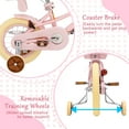 thumbnail image 6 of XJD Girls Bike for Toddlers and Kids Ages 2-12 Years Old,12 14 16 Inch Kids Bike with Training Wheels & Basket, 20 Inch Girls Bicycle with Handbrake & Kickstand, 6 of 12