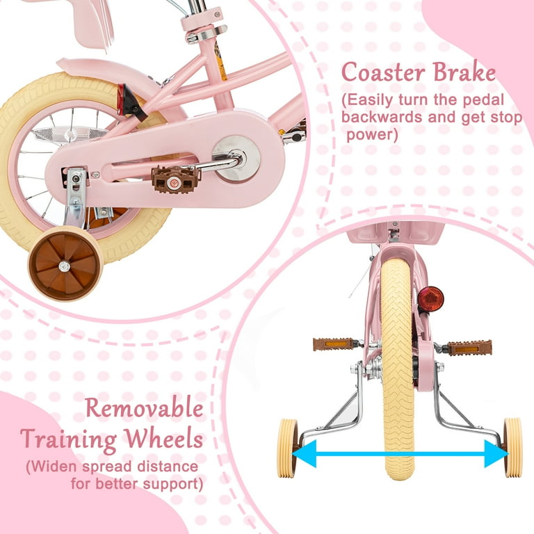 XJD Girls Bike for Toddlers and Kids Ages 2-12 Years Old,12 14 16