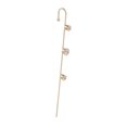 thumbnail image 1 of Women Ear Climber Lightning Crystal Snowflake Ear Wrap Crawler Leaf Ear Crawler, 1 of 10