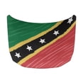thumbnail image 2 of KUIFORTI Car Hood Cover Protector Wind-Resistant Hood Covers for Cars Automotive Decorative All Weather Half Car Cover Dust Cover, Flag of Saint Kitts and Nevis, 2 of 6