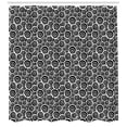 thumbnail image 3 of Ambesonne Black and White Shower Curtain, Spiral Pattern, 69"Wx84"L, Black and White, 3 of 3