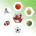 thumbnail image 4 of OULII 1Pack Sports Ball Net Bag for Volleyball Storage Container Portable Nylon, 4 of 6