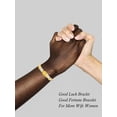 thumbnail image 4 of JKR Jade Bracelet for Women Plated Sterling Silver Jade Fortune Bangle Bracelet Fine Jewelry Birthday Gifts for Mom Grandma Wife, 4 of 8