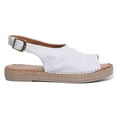 thumbnail image 2 of JUSTINREESS Annabelle Women's Back Strap Espadrille In White Size 10, 2 of 6
