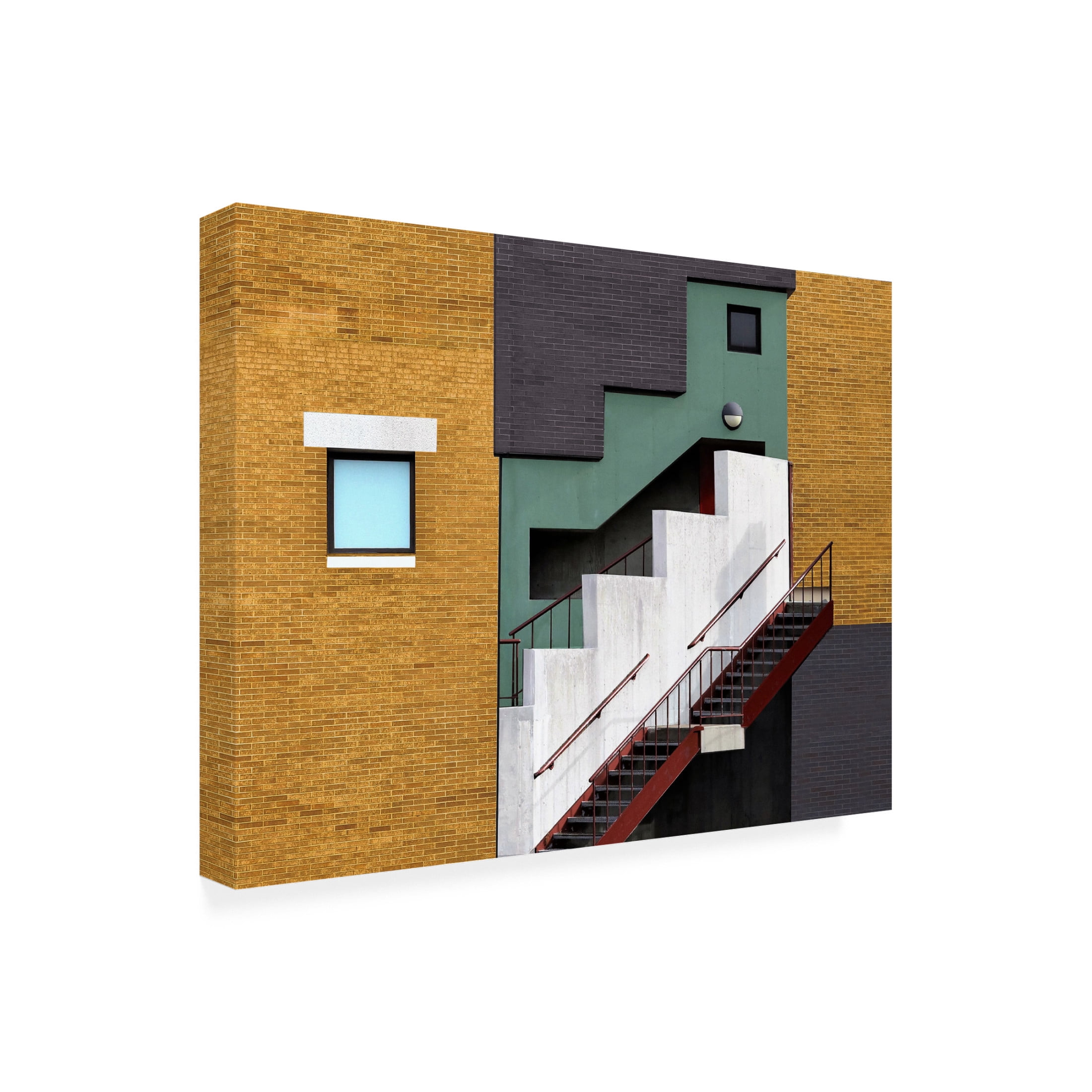 Trademark Fine Art Arnon Orbach Facade - Boston MA Canvas Wall Art