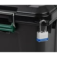 thumbnail image 3 of IRIS USA Inc. Remington 82 Quart WEATHERTIGHT Storage Box Store-It-All Utility Tote Black, 3 of 5