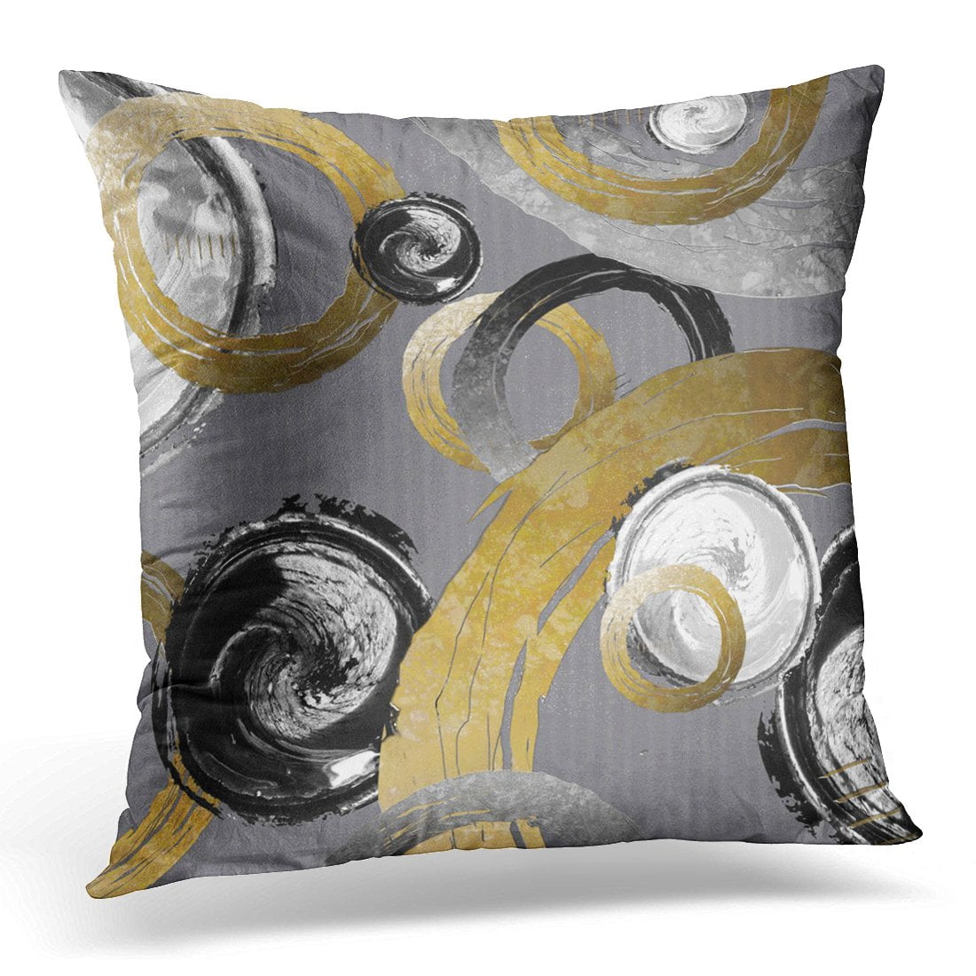Rylablue Silver Big Abstract Gold Color Ring Black White Swirl Colored Throw Pillowcase Cushion Case Cover Walmart Canada Shop for abstract swirl art from the world's greatest living artists. walmart ca