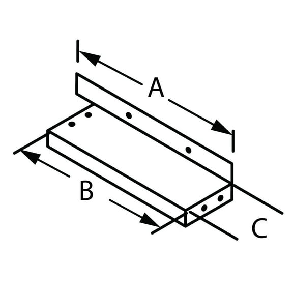 Dura Vent 58DVA-VSK 5 x 8 in. DirectVent Pro Vinyl Siding Standoff Kit