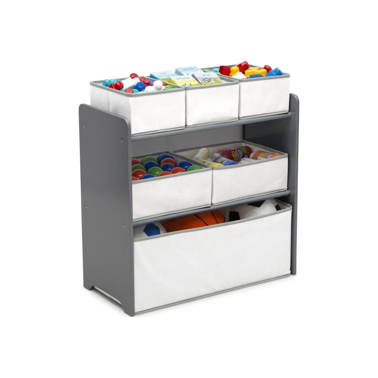 Delta Children 4-Piece Toddler Playroom Set, Grey/White - Walmart.com