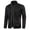 Black, variant on HuaLeiMao Mens Sport Coat Trendy Casual Solid Color Thin Plush Knit Sweater Slim Fit Breathable Stand Collar Long Sleeve Outerwear