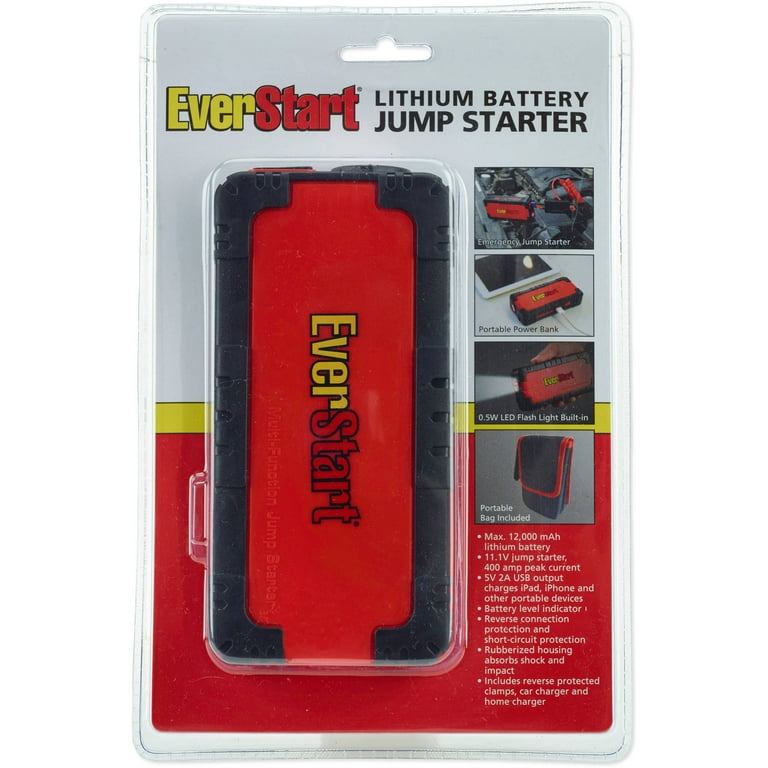 øge overdrive kløft Everstart Multi-Function Jump Starter &amp; Battery Charger - Walmart.com