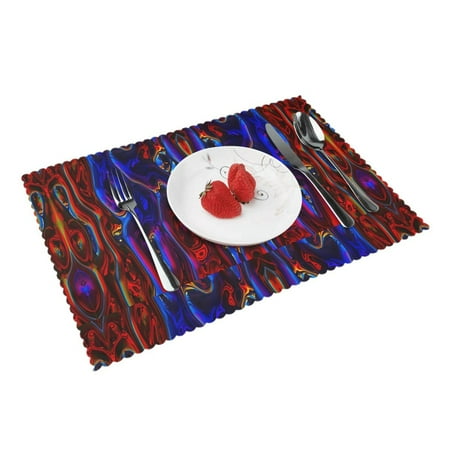 

Home Artgrafxartgrafx_Wallpaper_Desktopimage_Background_Backdrop_Colorful_Bright_Dayglo- Placemats Set Of 4 Washable Wipeable Place Mats Place Mats For Festival Parties Family Dinner (12 X 18inch)
