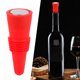 thumbnail image 4 of Tapón de vino de silicona reutilizable Zhivalor sellador de botellas de vino color rojo, 4 of 8