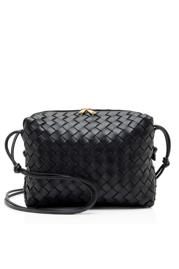 Pre-Owned Bottega Veneta Intrecciato Nappa Loop Small Camera Bag