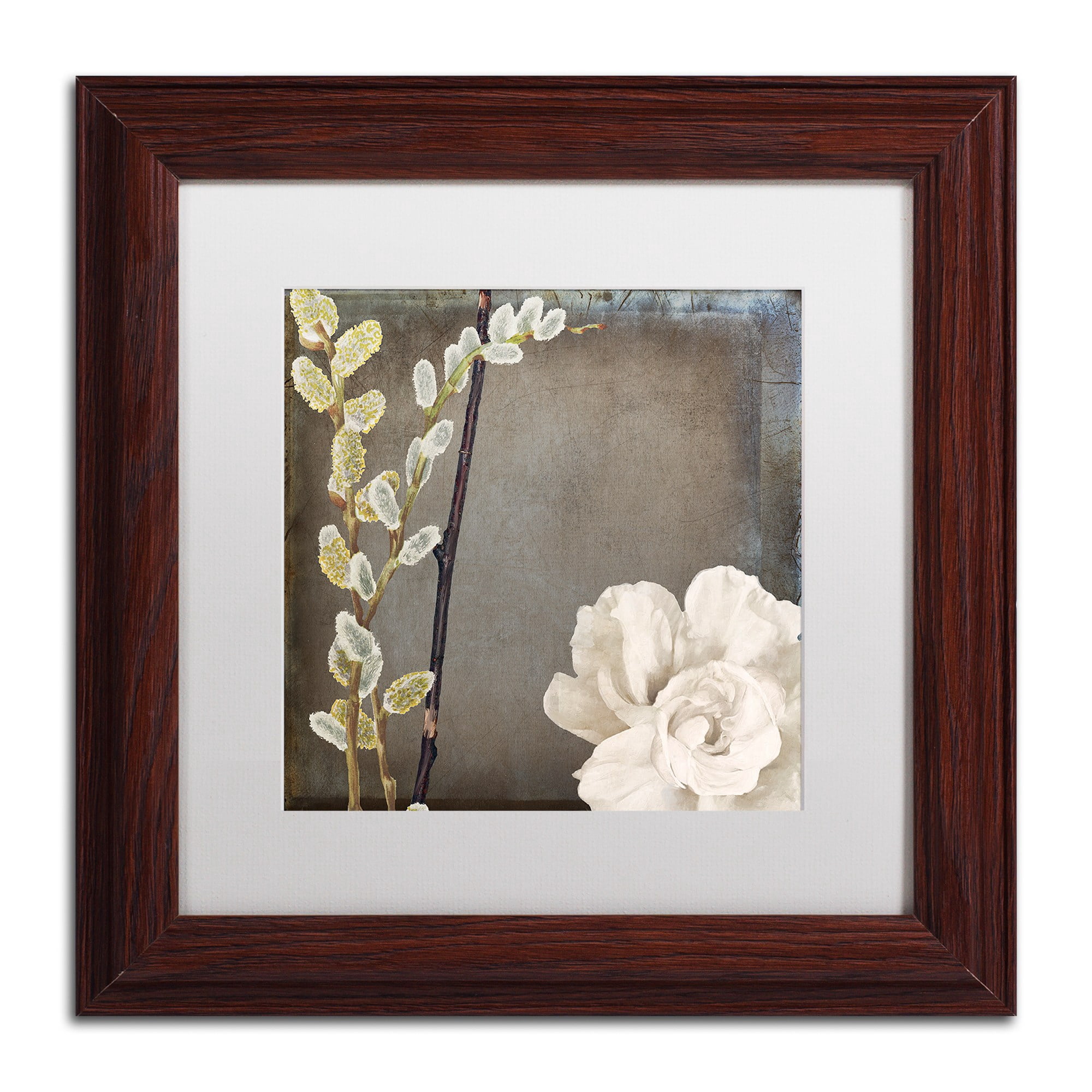 Trademark Fine Art "India I" Canvas Art by Color Bakery, White Matte, Wood Frame