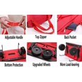 thumbnail image 4 of Bolsa de compras mejorada con ruedas, bolsas portátiles con ruedas, carrito de comestibles, utilidad de tracción manual con correas de mano, compras plegables, 4 of 5