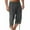 Dark Gray, variant on Yaoyar Men's Special Print Beach Casual Trouser Shorts Pants