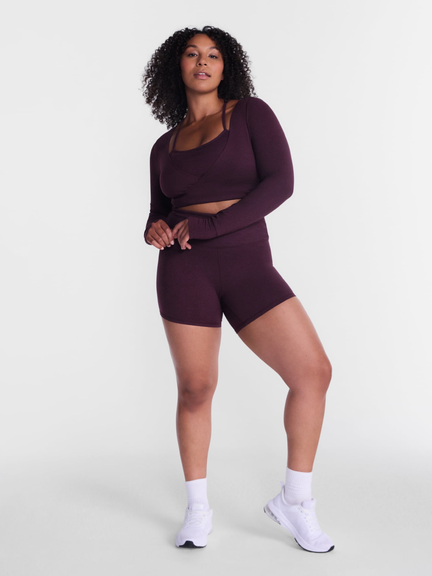 Athletic Works Women's ButterCore Bike Shorts, 5" Inseam, Sizes XS-XXXL