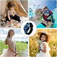 thumbnail image 4 of Suitable for AirTag GPS tracker silicone holder, 2-piece waterproof wristband set for children, with safety and anti loss protection, 4 of 8