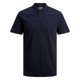 thumbnail image 2 of JACK&JONES Polos hombre, lote de 3 - JJEBASIC POLO 3PK, manga corta, monocolor, algodón Negro/Azul/Blanco L (Large), 2 of 4