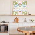 thumbnail image 6 of Boho Green Flower Wall Art Painting on Canvas, Botanical Watercolor Leaf Floral Canvas Art Home Prints Wall Art Framed Modern Artwork for Living Room Bedroom Wall Decor 12x12in, 6 of 9