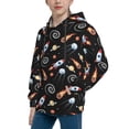thumbnail image 2 of Sikiie Space Rocket Youth Hoodie Sweatshirt Pullover Hooded Classic Casual Essentials Hoodiefor Boys Girls Kids -Large, 2 of 6