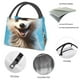 thumbnail image 4 of Easygdp Blue Sky Cute Wolf Bolsa de Almuerzo Insulada Reutilizable, Bolsa de Mano y Bandolera para Oficina, Trabajo, Viajes, 4 of 6