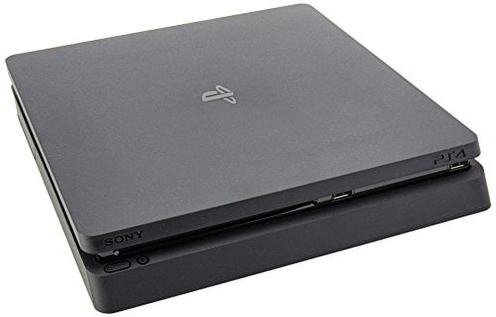 Sony PlayStation 4 Slim restaurada, consola de videojuegos, 500 GB, negro, 1, 1, 1 5