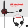 thumbnail image 1 of Rdeghly Lossless Sound Call Center Headphones 360° Rotary Earmuffs Call Center Headset, Call Center Headset, Headset Call Center, 1 of 8